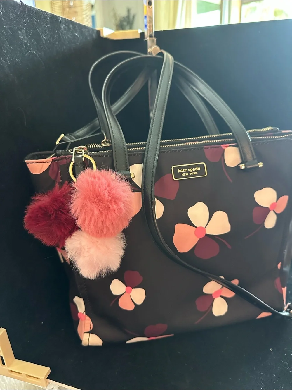 kate spade # 052  Dawn Dusk Buds Satchel